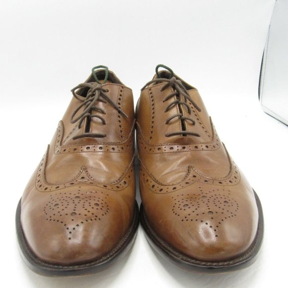 Vittorio Russo Size 12 M Brown Wingtip Oxford R6C2 main image 3
